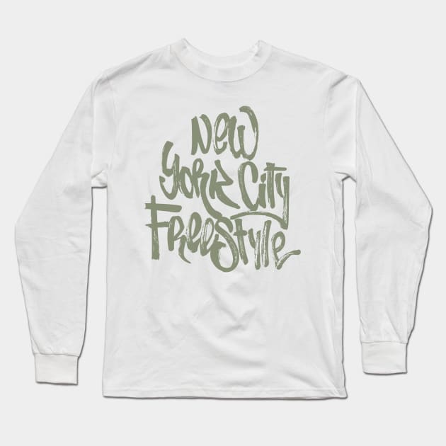 New York City Freestyle 2 Long Sleeve T-Shirt by swaggerthreads